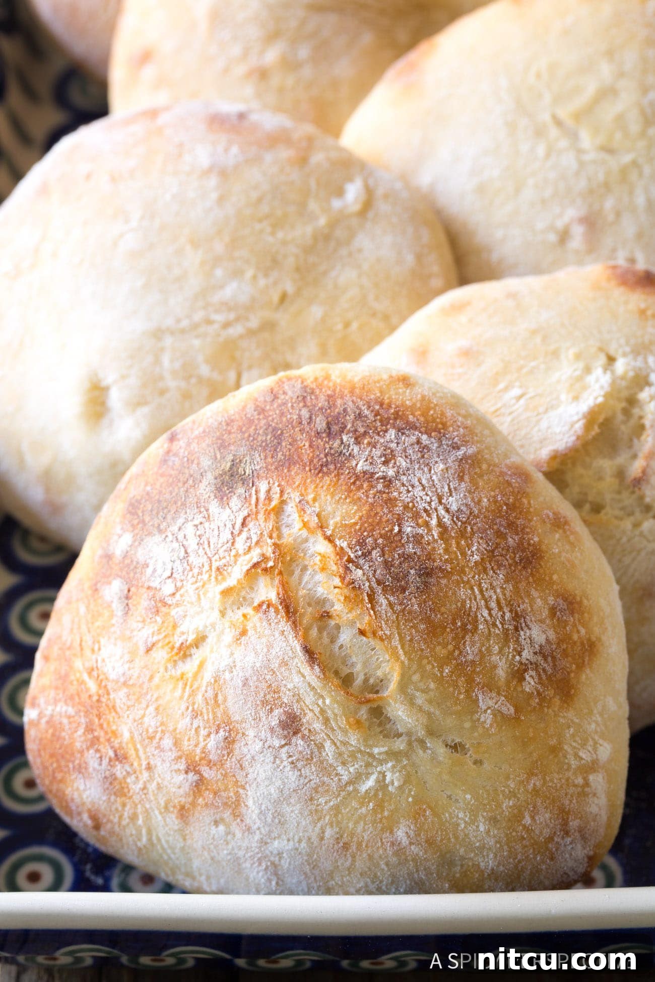 Pillowy Authentic Croatian Bread Recipe - close up shot of crust.