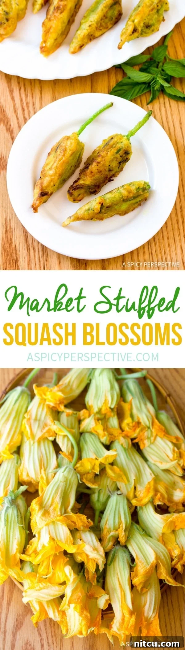 Fresh Market Stuffed Squash Blossoms Recipe, a perfect summer snack made with delicate squash blossoms and flavorful fillings.