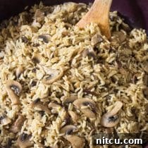 The Best Mushroom Rice Pilaf Recipe from A Spicy Perspective