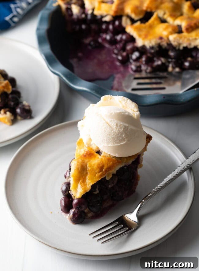 Our Best Berry Pie Recipe Made with Fresh Blueberries and Almond Crust