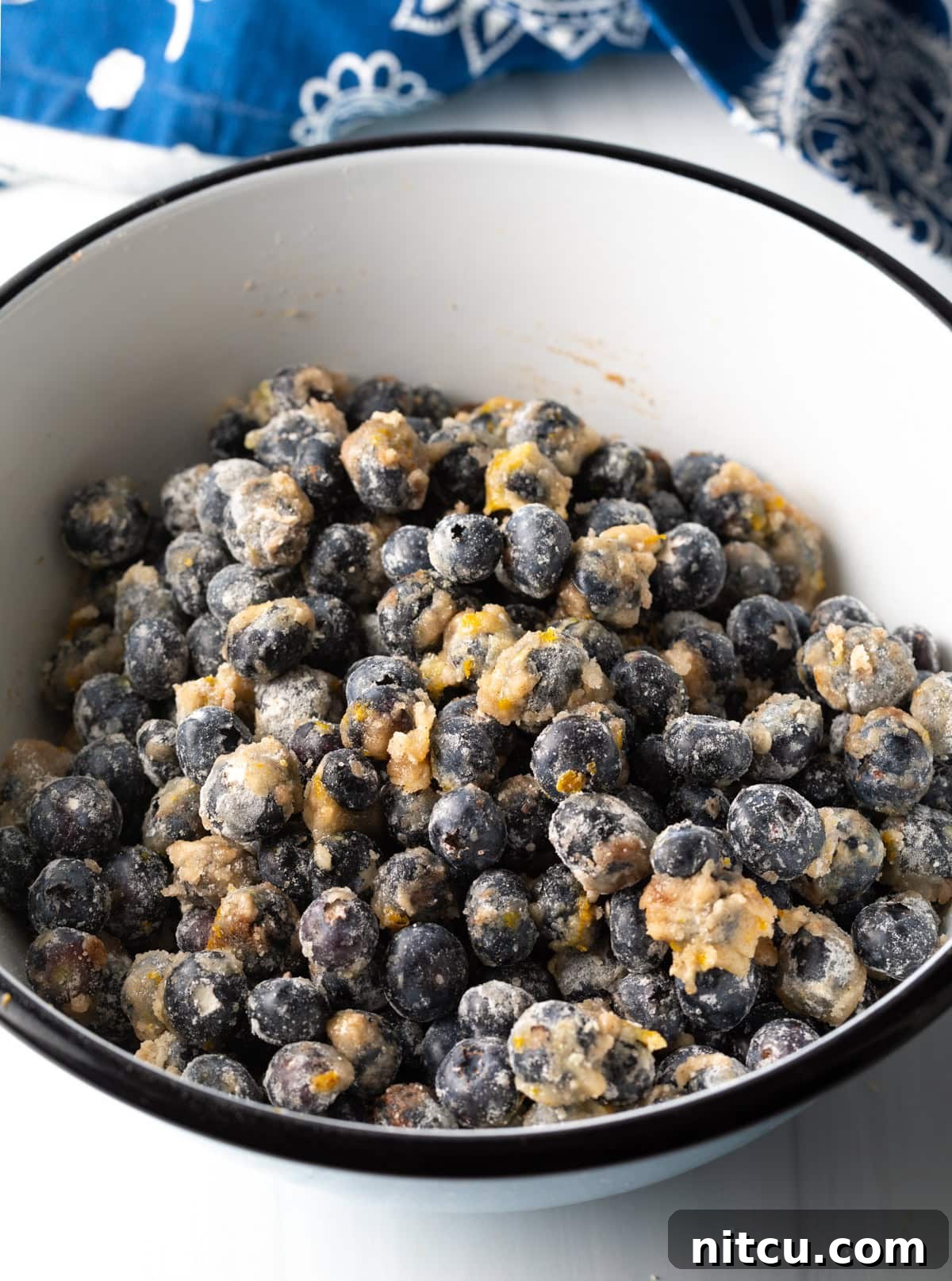 Sweet and Tangy Blueberry Pie Filling Ready for Baking