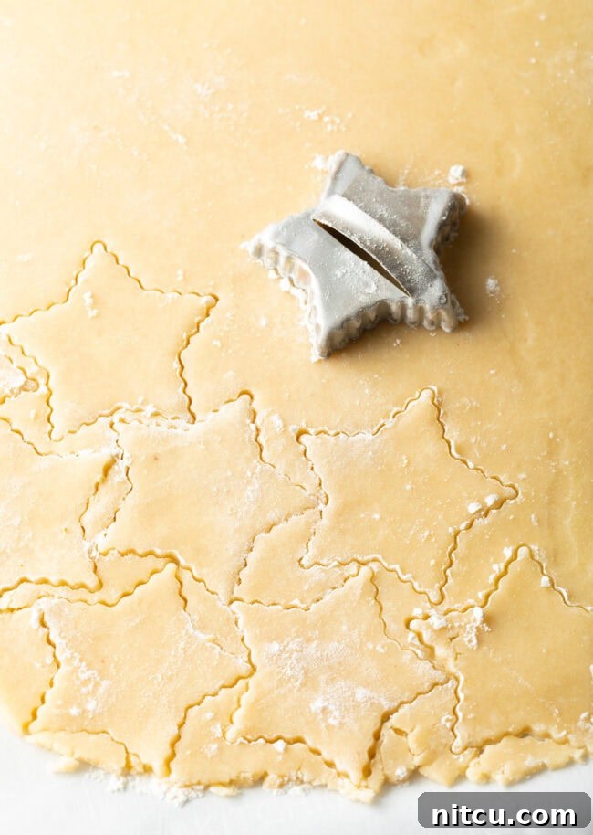 Decorating Homemade Blueberry Pie with Cutout Crust Shapes