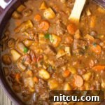 The Best Beef Stew Recipe with Mushrooms (Easy Crockpot Beef Stew)