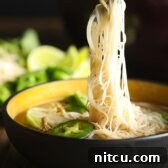 Low Carb Vietnamese Pho Recipe perfect for Whole30, Paleo, Low Carb, and Keto diets. A comforting and healthy soup option.