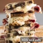 Baked Reuben Party Sandwiches Recipe, perfect for gatherings.