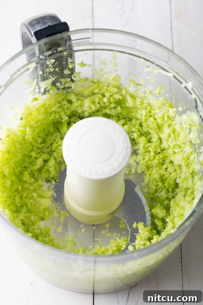 Easy broccoli rice recipe steps: processing the green florets