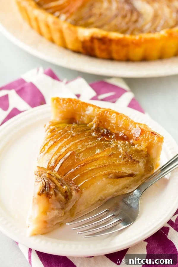 Simple Elegant Pear Brie Tart Recipe