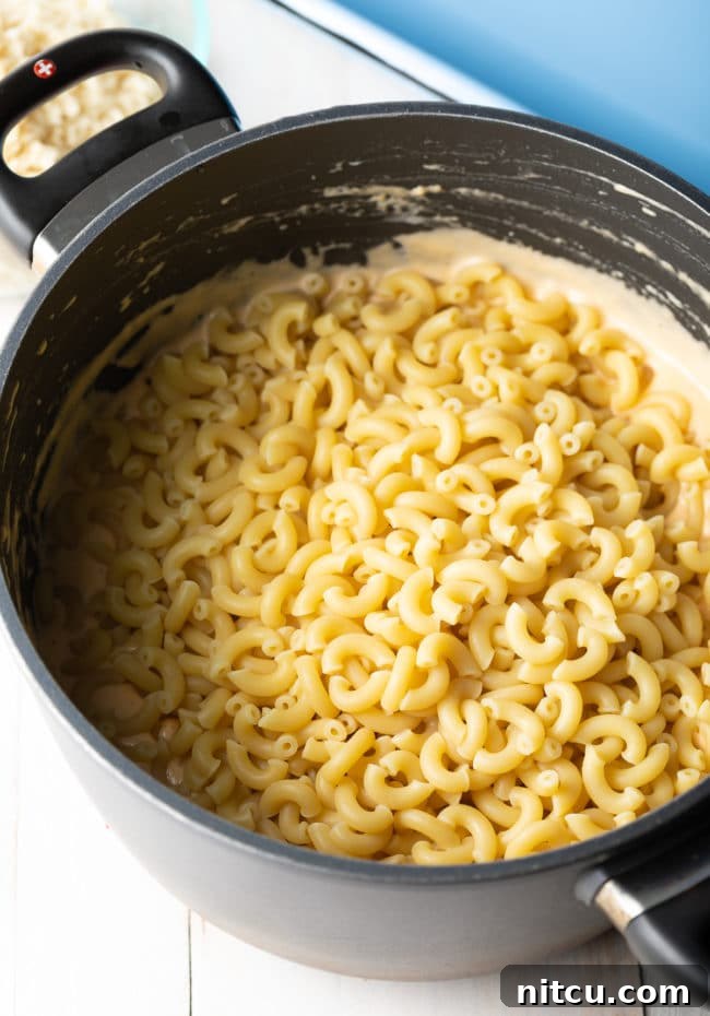 Easy Mac and Cheese Recipe #ASpicyPerspective #mac #cheese #best #comfort #fall #holiday #baked #stovetop