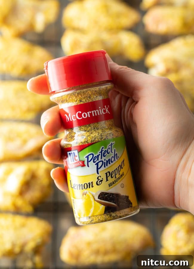 Lemon Pepper Seasoning blend for chicken wings
