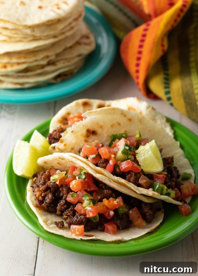 Easy Flour Tortillas Recipe