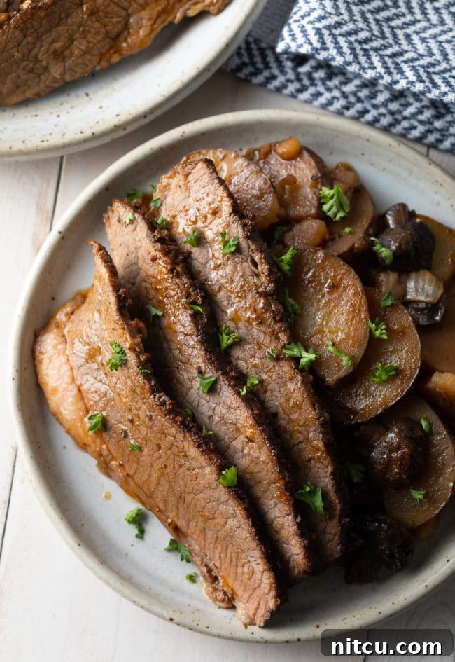 crock pot beef brisket recipe with potatoes and onions
