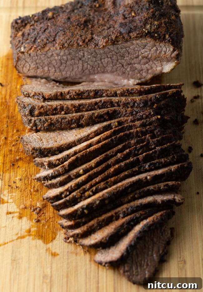 tender beef brisket made in the slow cooker