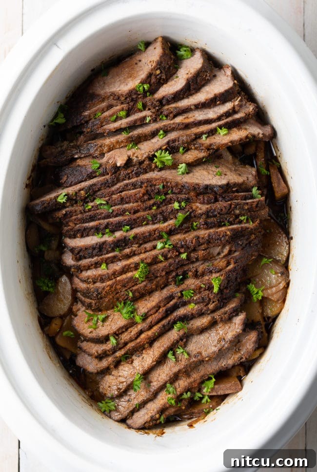 the best beef brisket with potatoes and onions
