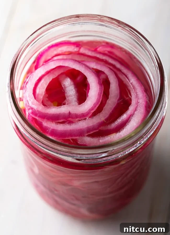 quick and easy pickled red onions recipe
