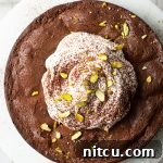 Brownie Cake (Gluten Free Flourless Chocolate Cake)
