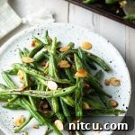 Baked Green Bean Almondine