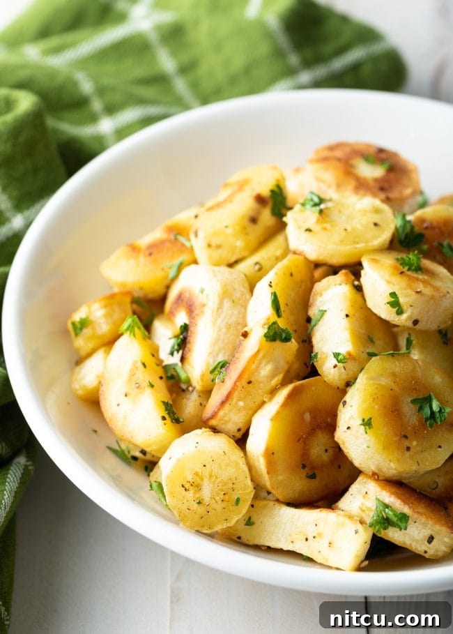 best butter garlic parsnip recipe