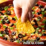retro taco pizza dip